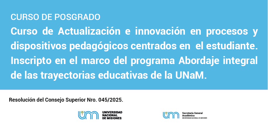 Curso de Actualización e  innovación en procesos y dispositivos pedagógicos centrados en  el estudiante.