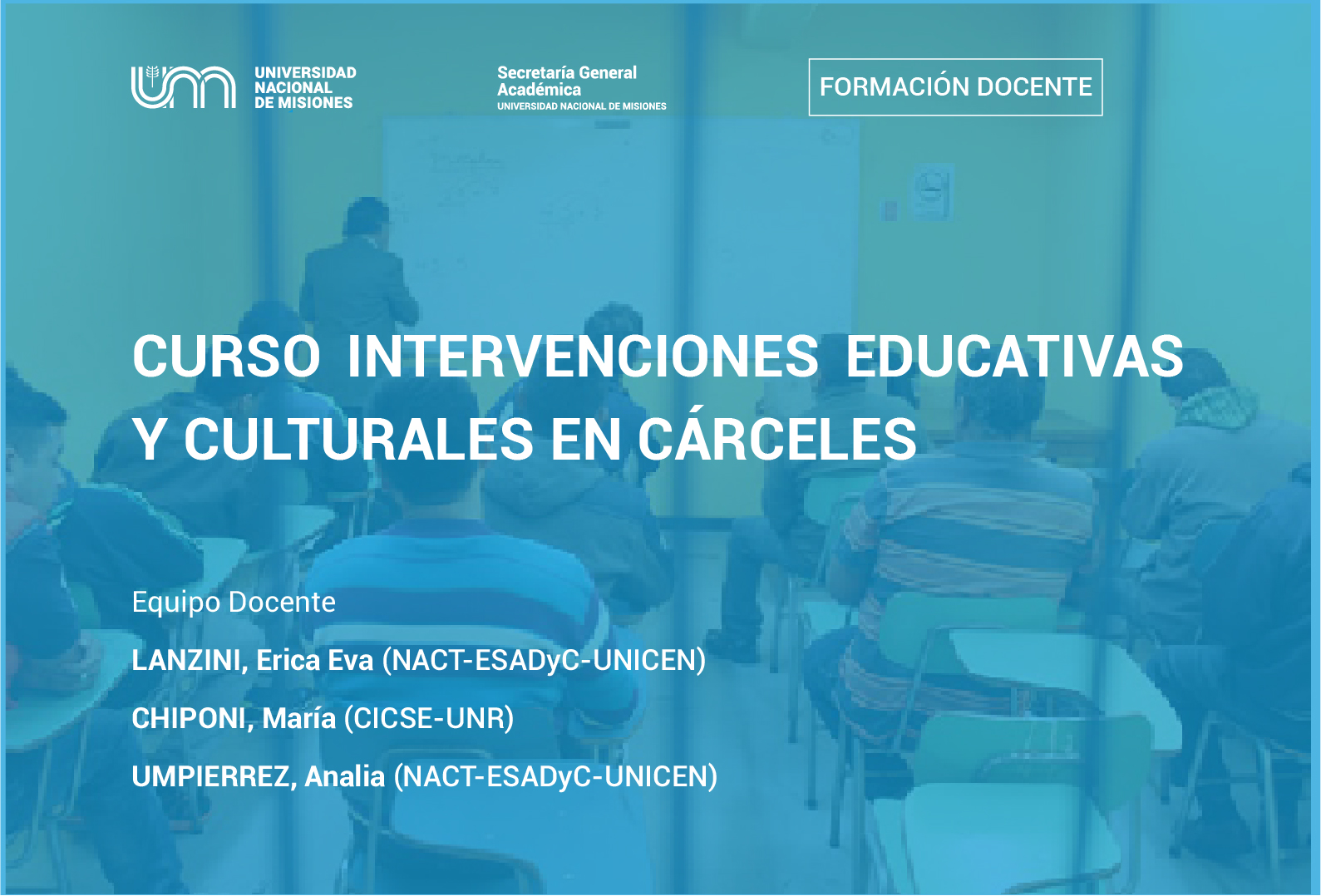 Intervenciones educativas y culturales en cárceles